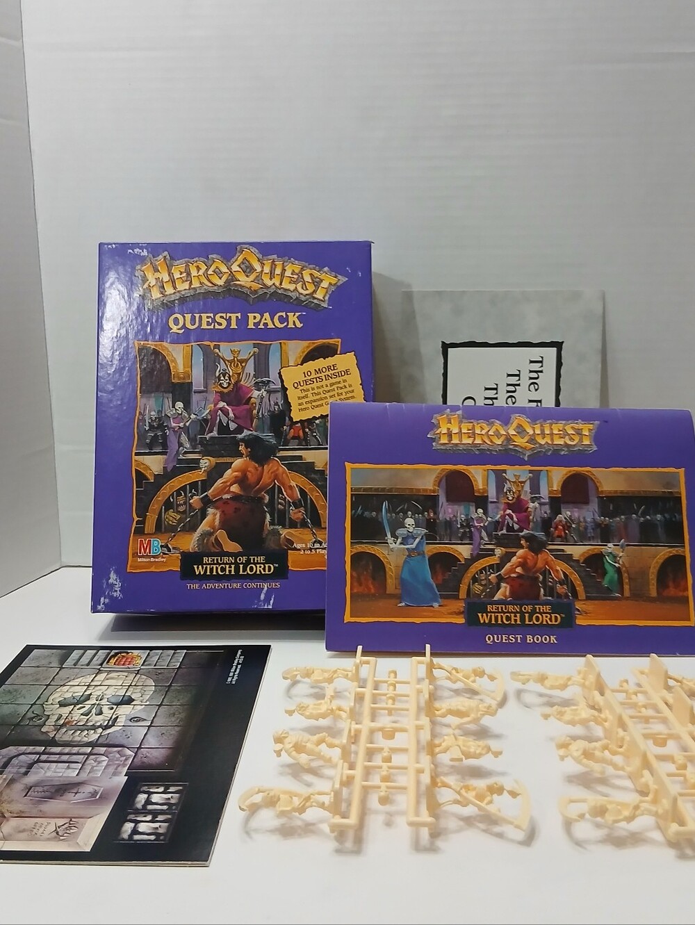 Heroquest Quest Pack Return of the Witch Lord NEW OPEN BOX 1991 Milton Bradley